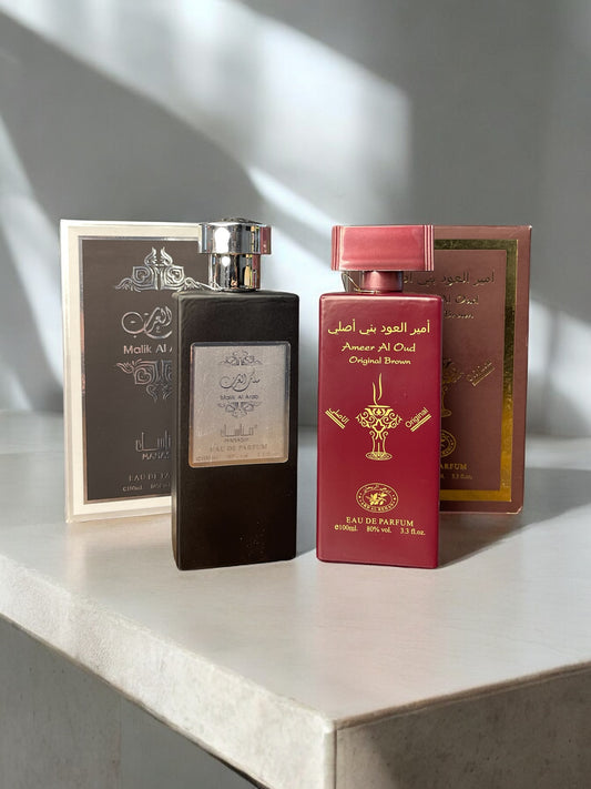 SET 2 PARFUMURI BARBATI 100ML - Malik al Arab & Ameer Al Oud Original Brown