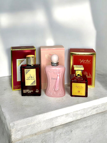 SET 3 PARFUMURI DAMA 100ml - AMEERAT AL ARAB, PERFECT OUD & HELINA