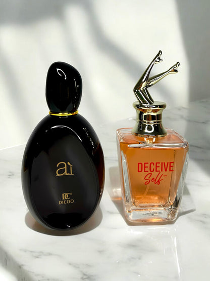 SET 2 PARFUMURI DAMA 100ml - DECEIVE SELF & AI BLACK