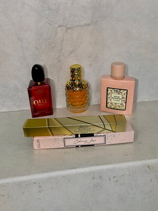 3 PARFUMURI DAMA 100ml + 2 CADOU 35ml - Oui Rouge, Fleur Blossom, Immediate