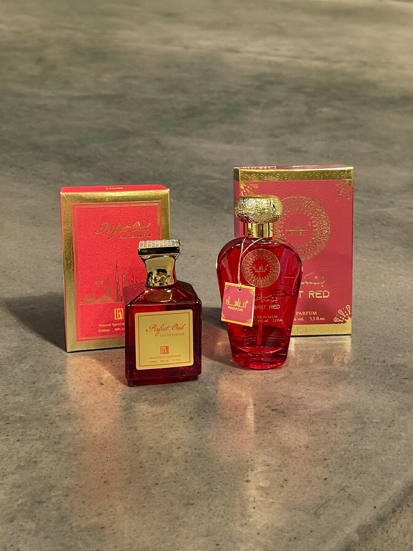 SET 2 PARFUMURI ARABESTI DAMA 100ml - Perfect Oud & Basmat Red