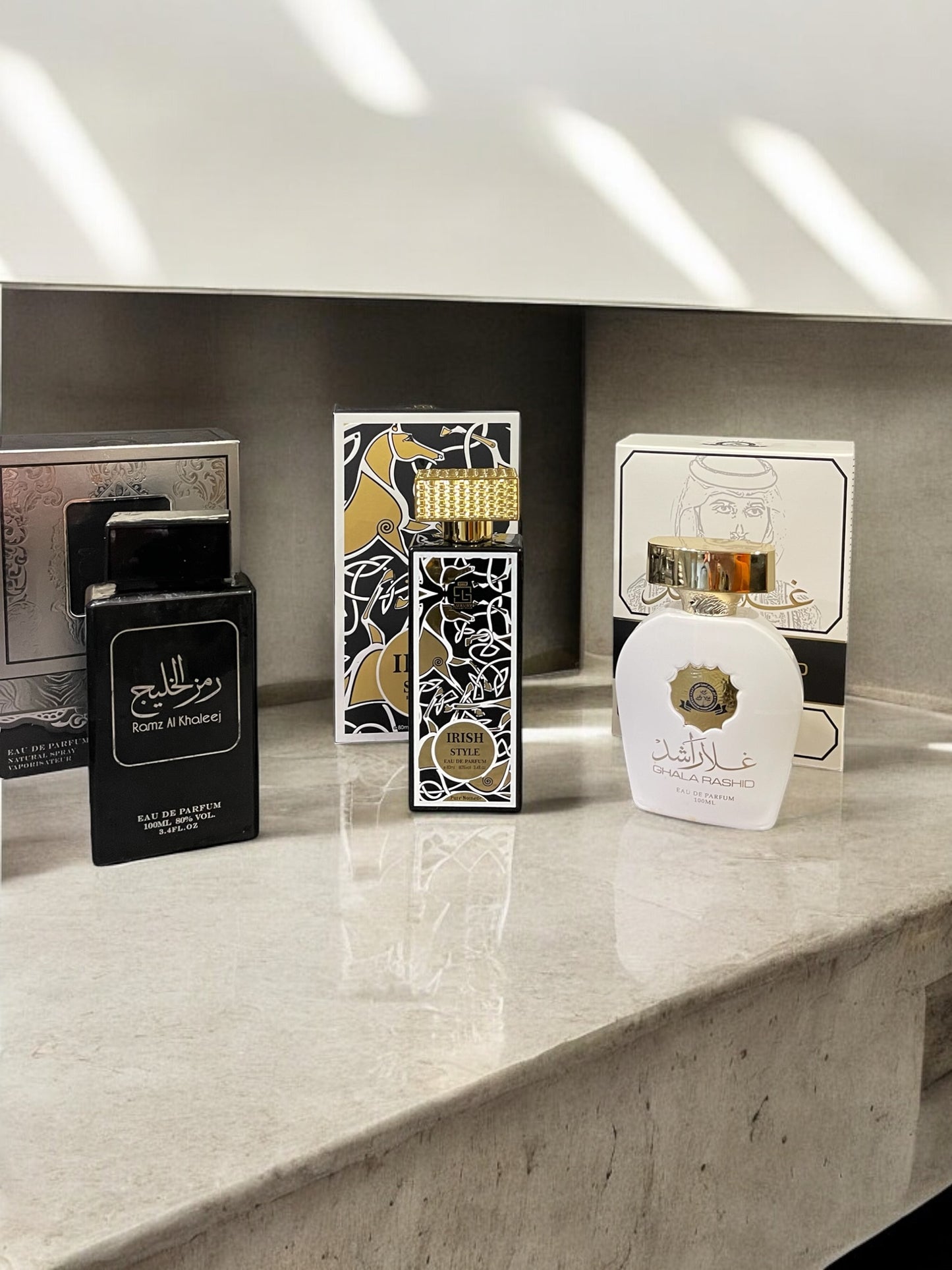 SET 3 PARFUMURI DE LUX BARBATI 100ml - Ramz Al Khaleej, Irish Style & Ghala Rasheed