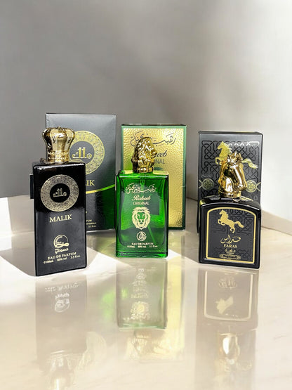 SET 3 PARFUMURI ARABESTI BARBATESTI 100ml - RAHEEB, MALIK & FARAS