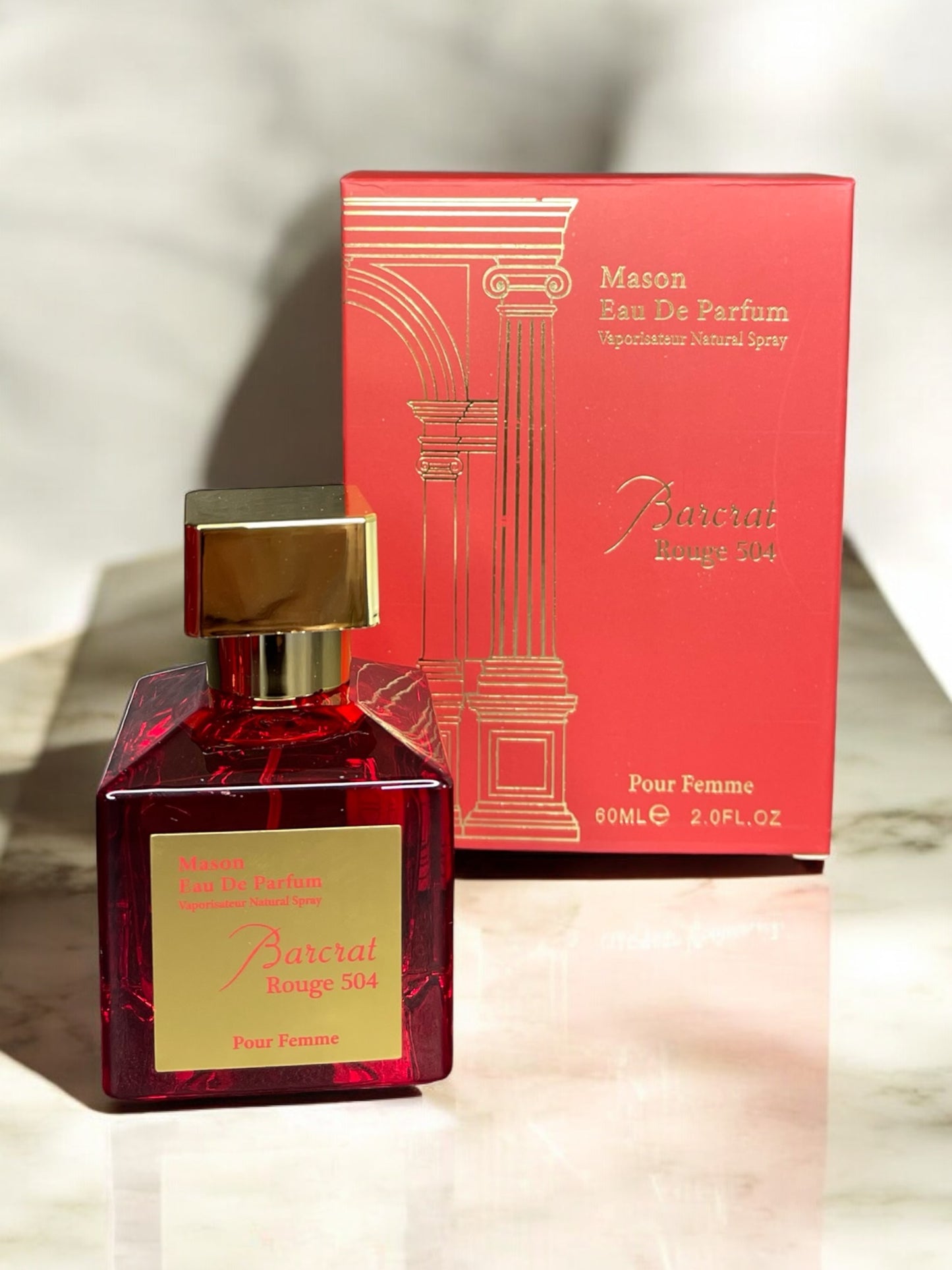 PARFUM BARCRAT ROUGE 504 DAMA 60ML